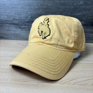 The Hideout Ranch‎ Hat Cap Strap Back Yellow One Size Adjustable